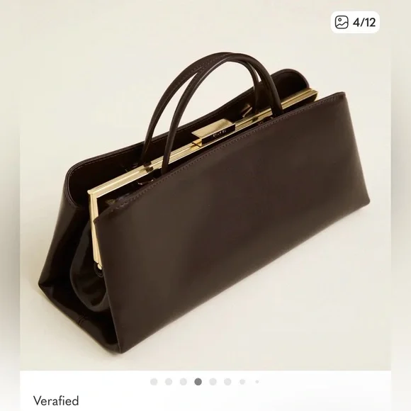 Verafied Chocolate Eclair Bag 3-in-1 Clutch, Shoulder Bag, Top Handle Bag - Picture 2 of 7